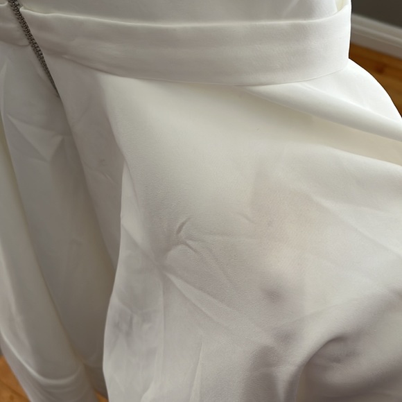 New Ieena for Mac Duggar HIGH NECK SLEEVELESS SKATER DRESS size 12 - Picture 12 of 12